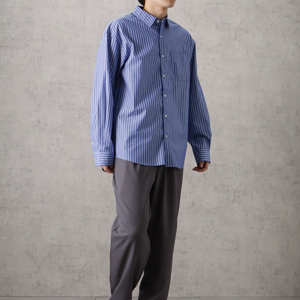 NAVY オーバーストライプシャツ メンズ商品サムネイル-13
