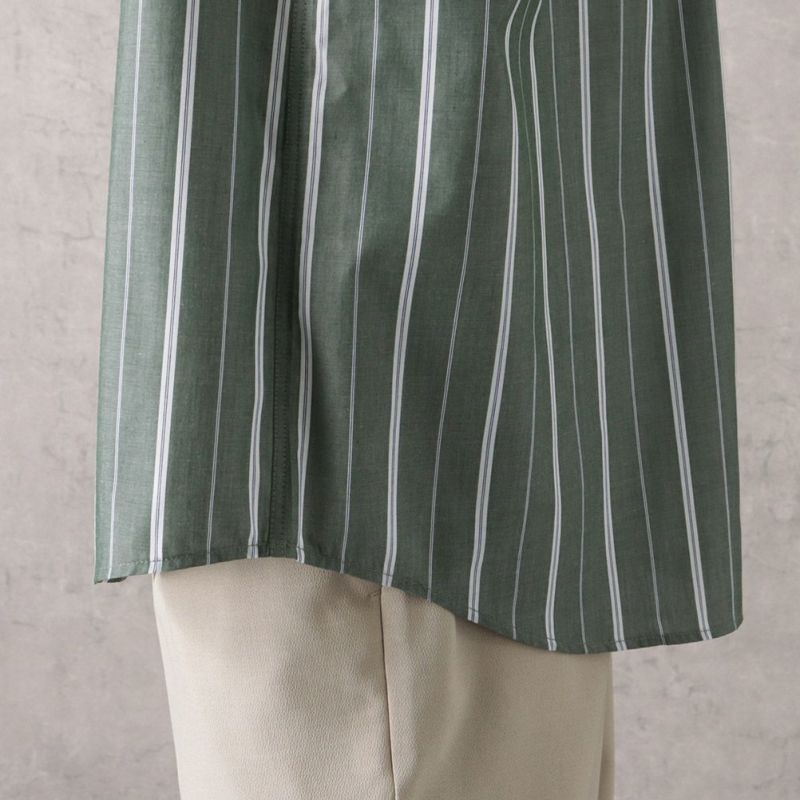 NAVY オーバーストライプシャツ メンズ商品画像-17