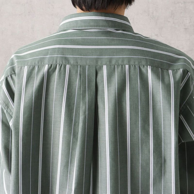 NAVY オーバーストライプシャツ メンズ商品画像-18