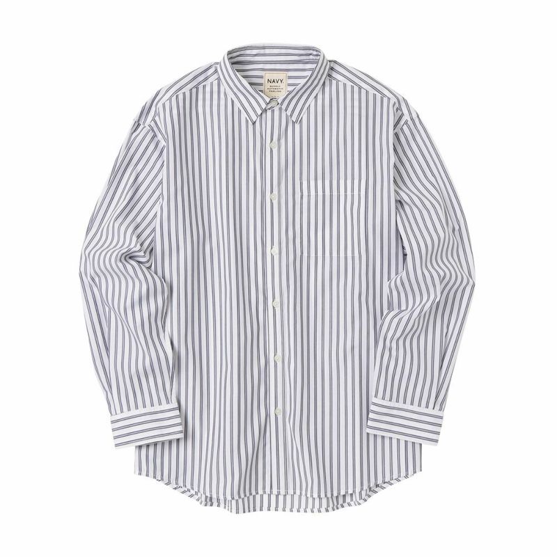 NAVY オーバーストライプシャツ メンズ商品画像-20