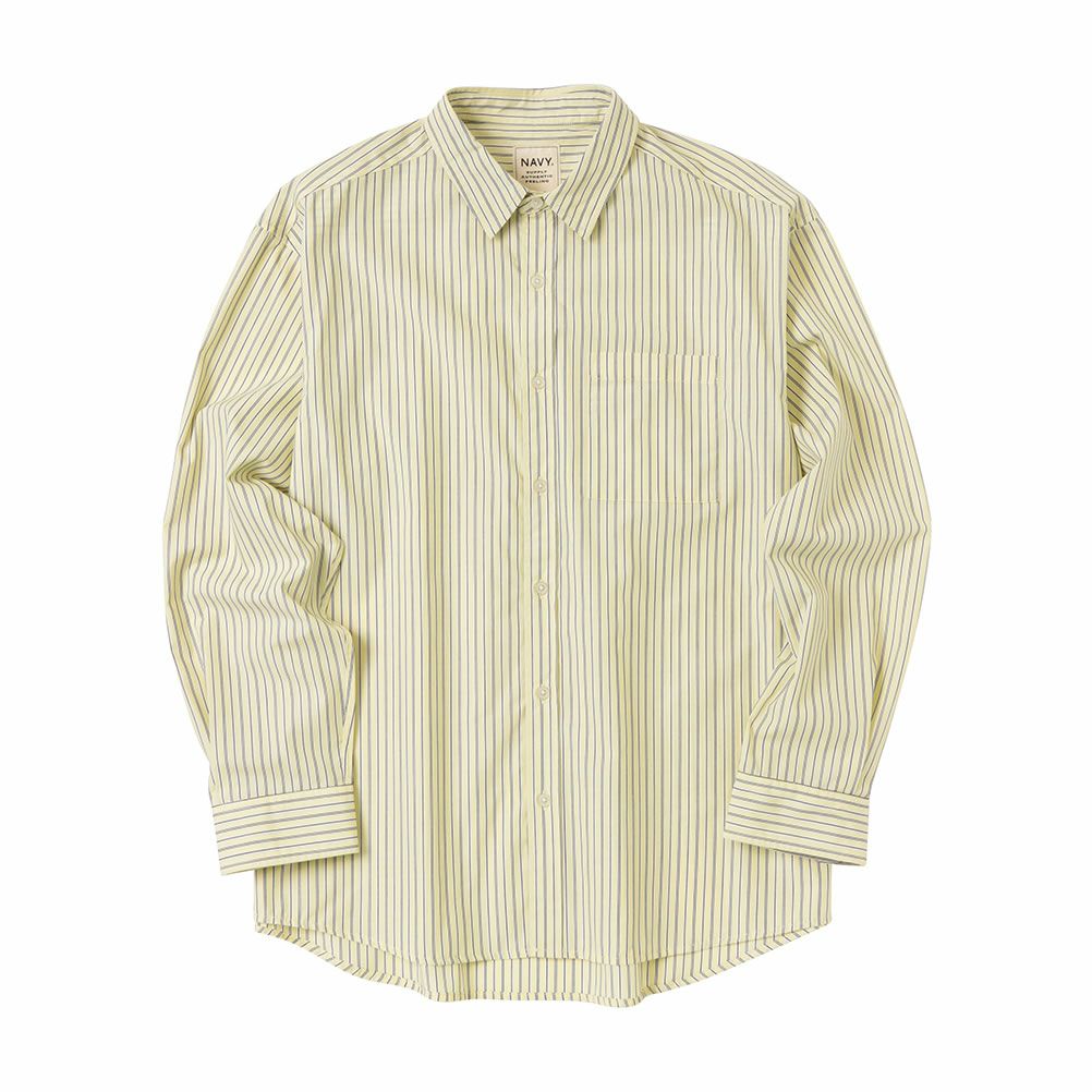 NAVY オーバーストライプシャツ メンズ商品サムネイル-22