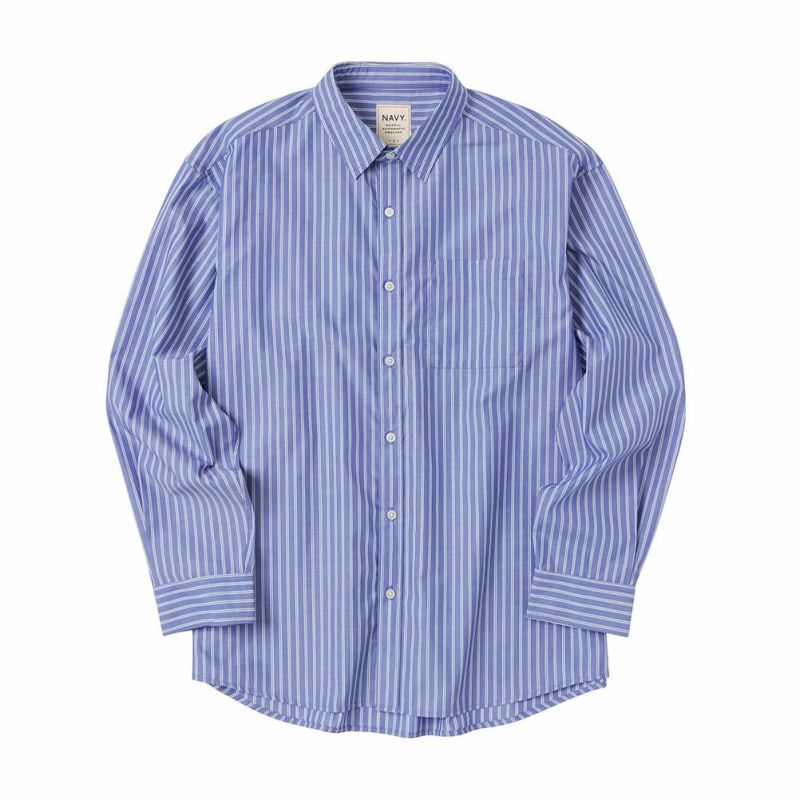 NAVY オーバーストライプシャツ メンズ商品画像-23