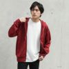 NAVY 裏毛ジップアップパーカー メンズ