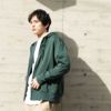 NAVY 裏毛ジップアップパーカー メンズ