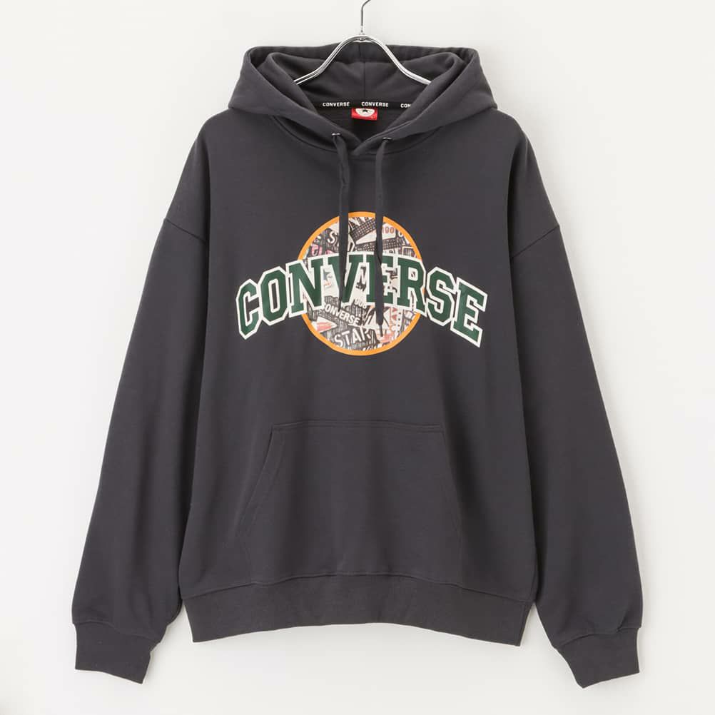 CONVERSE レトロプリントパーカー メンズ