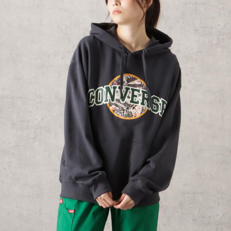 【オンラインストア限定】CONVERSE レトロプリントパーカー メンズ商品画像-6