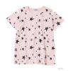 T-GRAPHICS スター総柄肩開き半袖Tシャツ キッズ ネコポス 対応商品