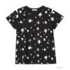 T-GRAPHICS スター総柄肩開き半袖Tシャツ キッズ ネコポス 対応商品