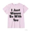 T-GRAPHICS メッセージロゴ肩開き半袖Tシャツ キッズ ネコポス 対応商品