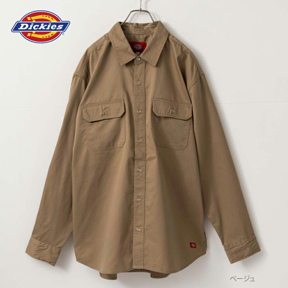 Dickies [大きいサイズ] ワークシャツ キングサイズ メンズ