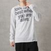 T-GRAPHICS ロゴプリント長袖Tシャツ メンズ