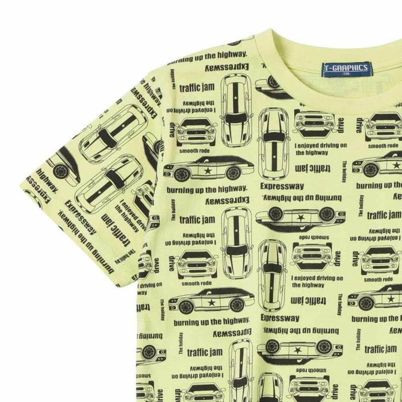 【HUGO】Drallie レーシングプリント 半袖 スウェットTシャツ ハイクオリティー Tシャツ シャツ 半袖〈90～160cm〉5001-02
