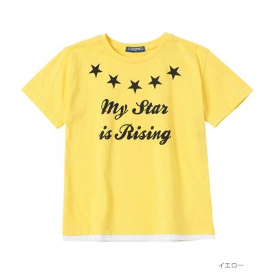 T-GRAPHICS スターロゴプリント半袖Tシャツ キッズ ネコポス 対応商品