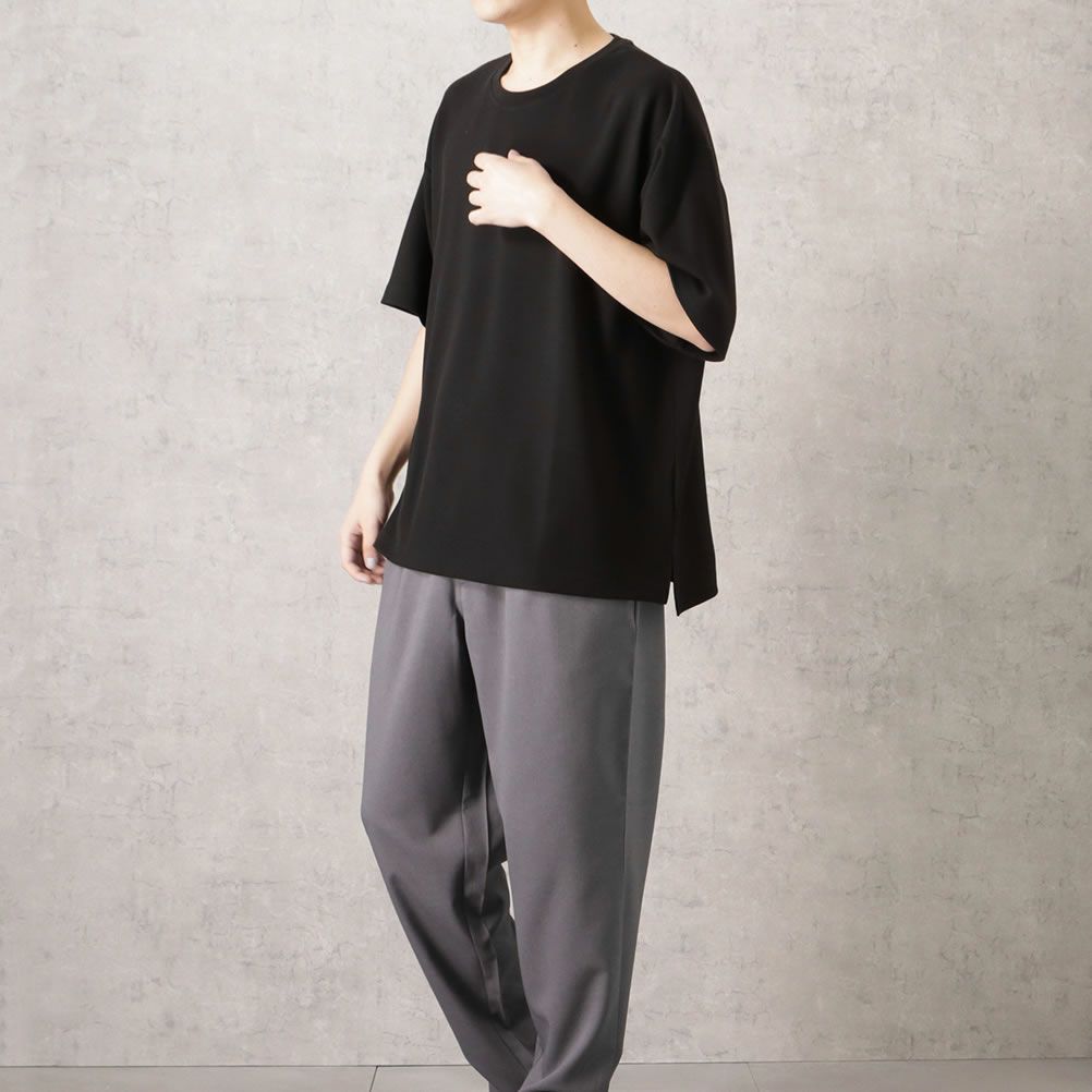 URBAN COLLECTION エアスムージー サイドスリットクルーネックTシャツ メンズ メール便 対応商品商品サムネイル-7