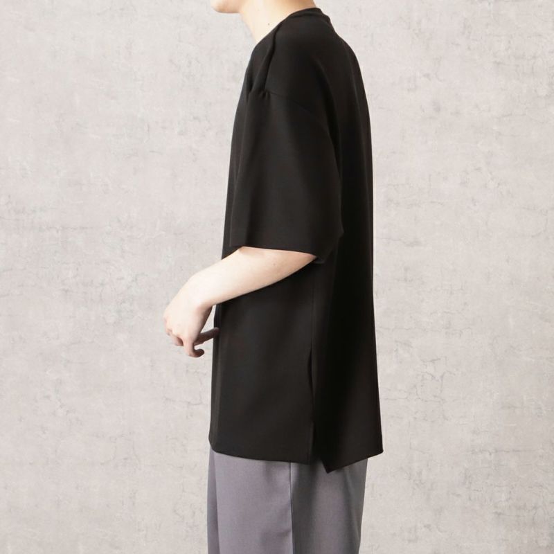 URBAN COLLECTION エアスムージー サイドスリットクルーネックTシャツ メンズ メール便 対応商品商品画像-8