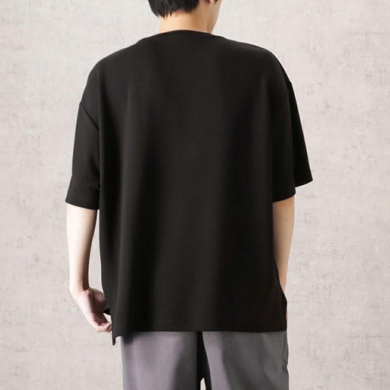 URBAN COLLECTION エアスムージー サイドスリットクルーネックTシャツ メンズ メール便 対応商品商品画像-9