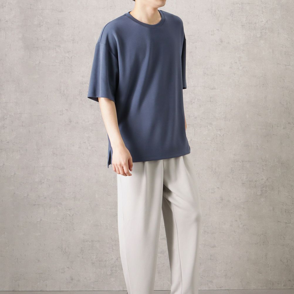 URBAN COLLECTION エアスムージー サイドスリットクルーネックTシャツ メンズ メール便 対応商品商品サムネイル-14