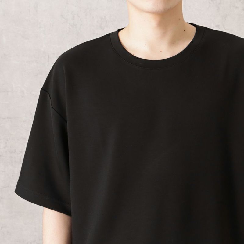 URBAN COLLECTION エアスムージー サイドスリットクルーネックTシャツ メンズ メール便 対応商品商品画像-15