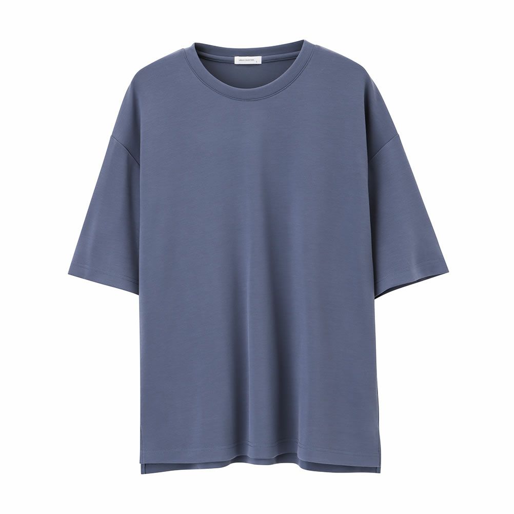 URBAN COLLECTION エアスムージー サイドスリットクルーネックTシャツ メンズ メール便 対応商品商品サムネイル-22