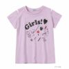 T-GRAPHICS コスメ肩開き半袖Tシャツ キッズ ネコポス 対応商品