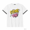T-GRAPHICS アメリカンロゴCome on半袖Tシャツ キッズ ネコポス 対応商品