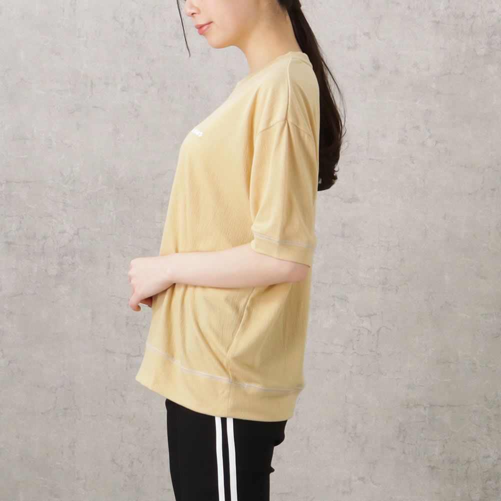 DISCUS WフェイスTRストレッチワイドシルエットTシャツ レディース ネコポス 対応商品