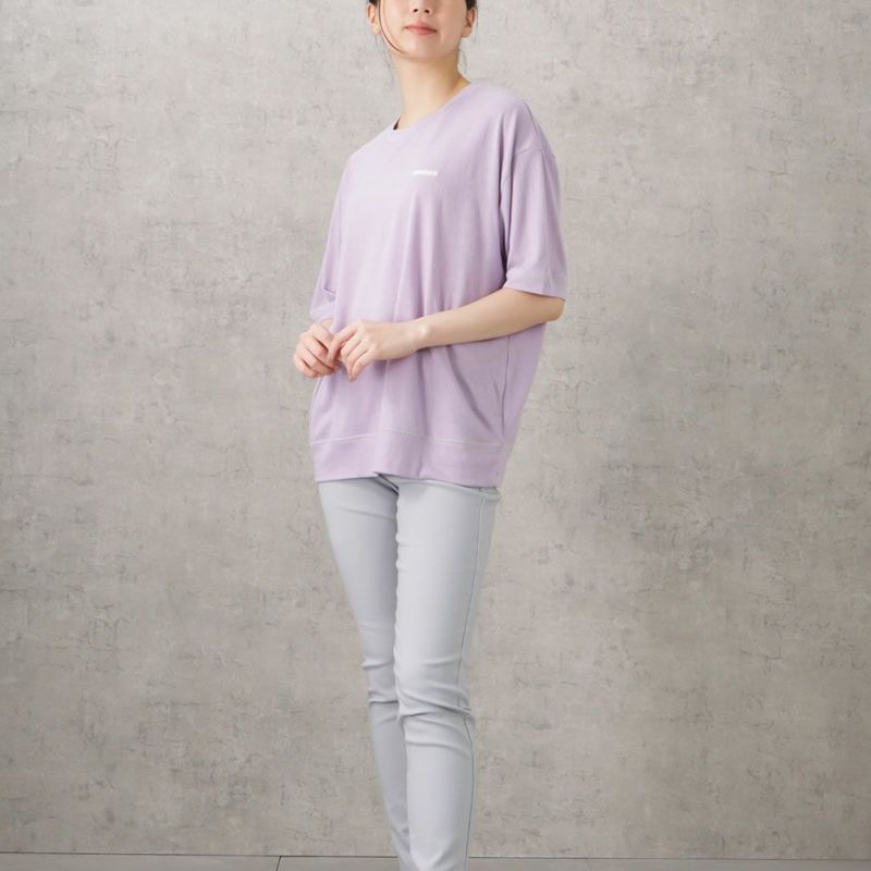 【オンラインストア限定】DISCUS WフェイスTRストレッチワイドシルエットTシャツ レディース メール便 対応商品商品画像-10