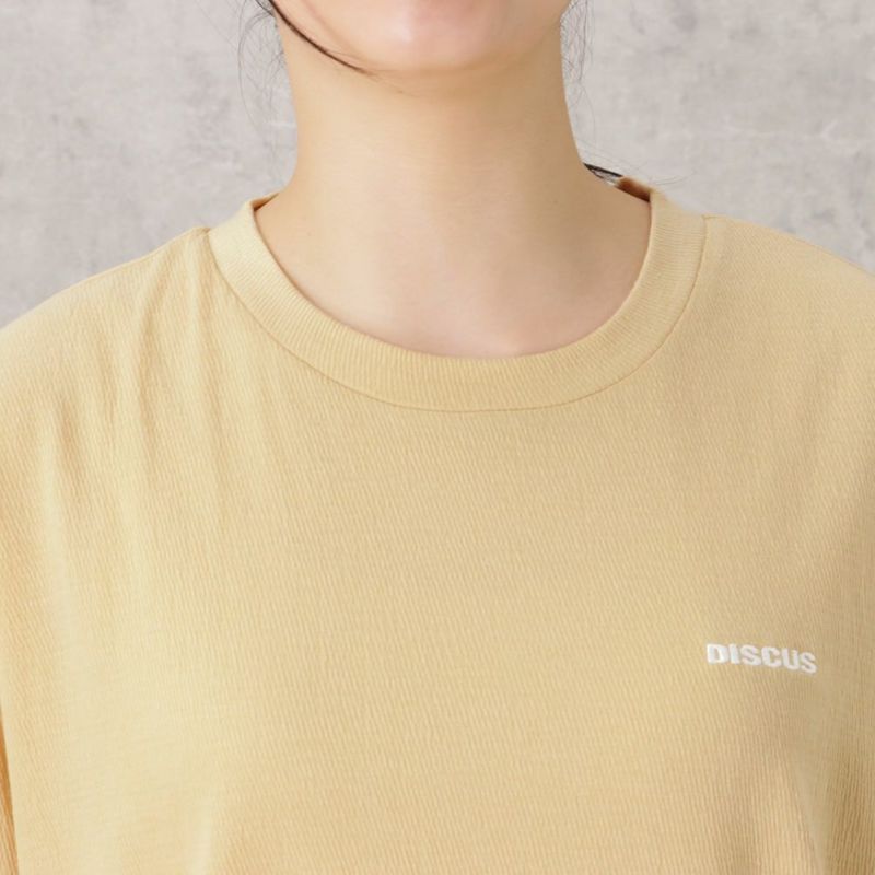 【オンラインストア限定】DISCUS WフェイスTRストレッチワイドシルエットTシャツ レディース メール便 対応商品商品画像-11