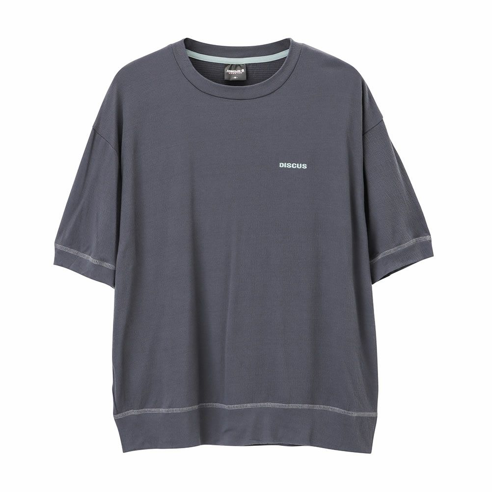 DISCUS WフェイスTRストレッチワイドシルエットTシャツ レディース ネコポス 対応商品