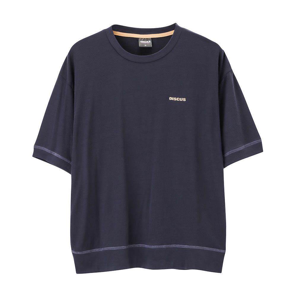 DISCUS WフェイスTRストレッチワイドシルエットTシャツ レディース ネコポス 対応商品