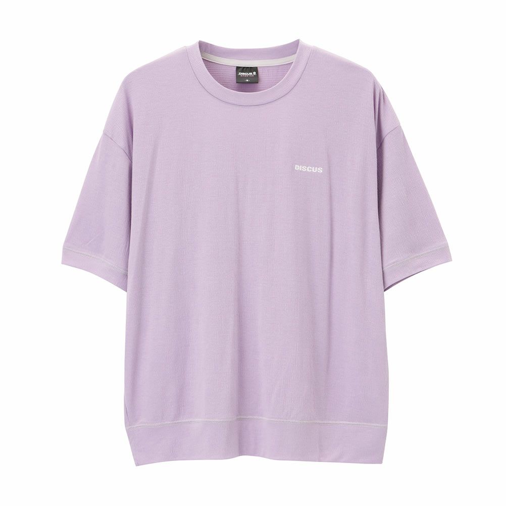 DISCUS WフェイスTRストレッチワイドシルエットTシャツ レディース ネコポス 対応商品