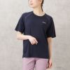 DISCUS WフェイスTRストレッチ裾ラウンドTシャツ レディース ネコポス 対応商品
