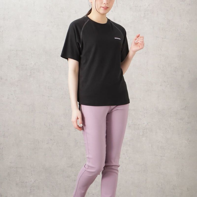 【オンラインストア限定】DISCUS WフェイスTRストレッチ裾ラウンドTシャツ レディース メール便 対応商品商品画像-8