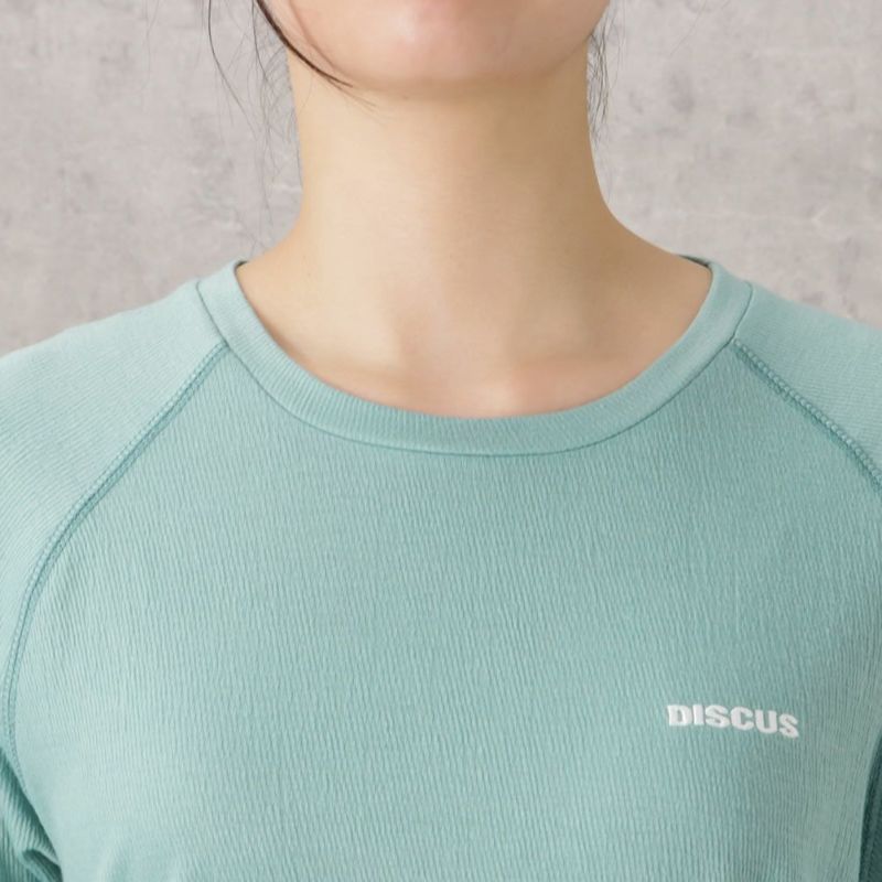 【オンラインストア限定】DISCUS WフェイスTRストレッチ裾ラウンドTシャツ レディース メール便 対応商品商品画像-11