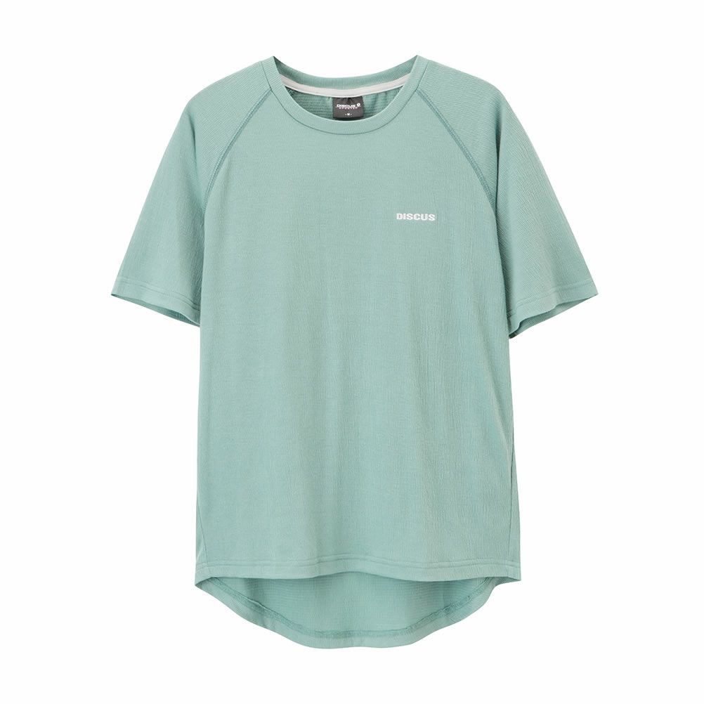 DISCUS WフェイスTRストレッチ裾ラウンドTシャツ レディース ネコポス 対応商品
