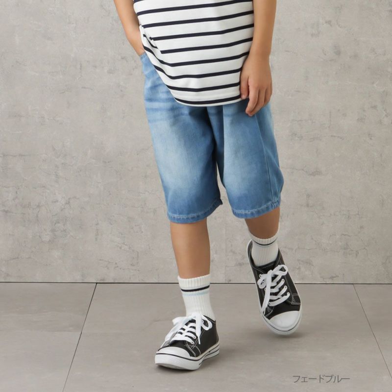 NAVY デニムショートパンツ キッズ