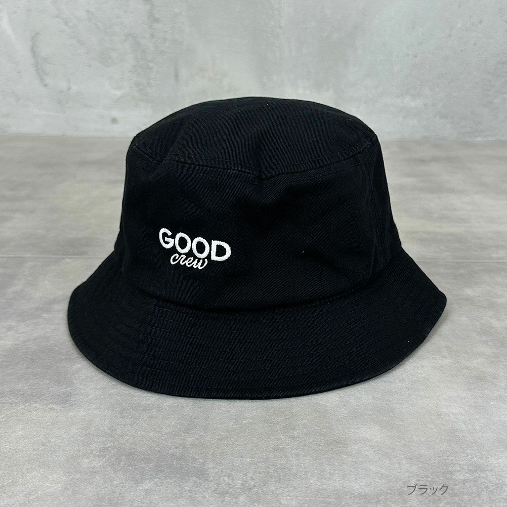 GOOD CREW ロゴ刺繍ツイルバケットハット キッズ