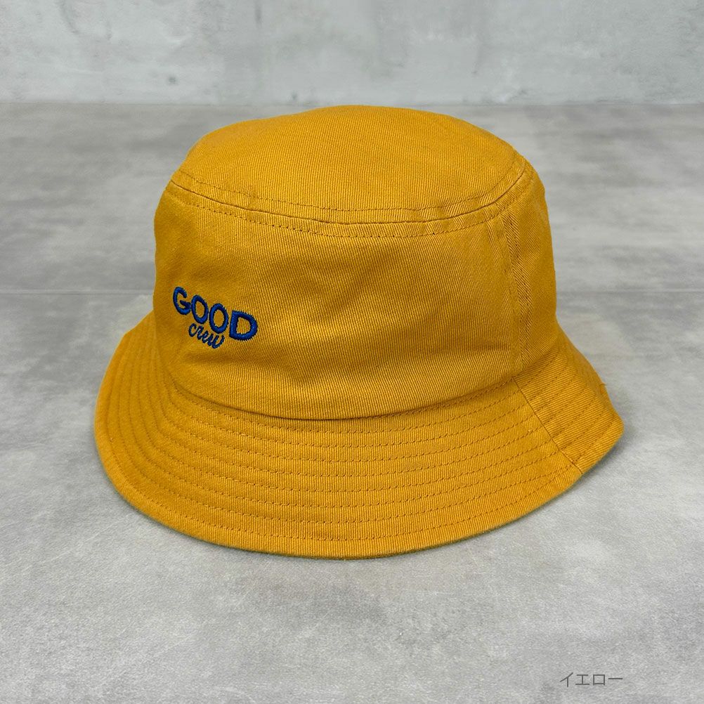 GOOD CREW ロゴ刺繍ツイルバケットハット キッズ