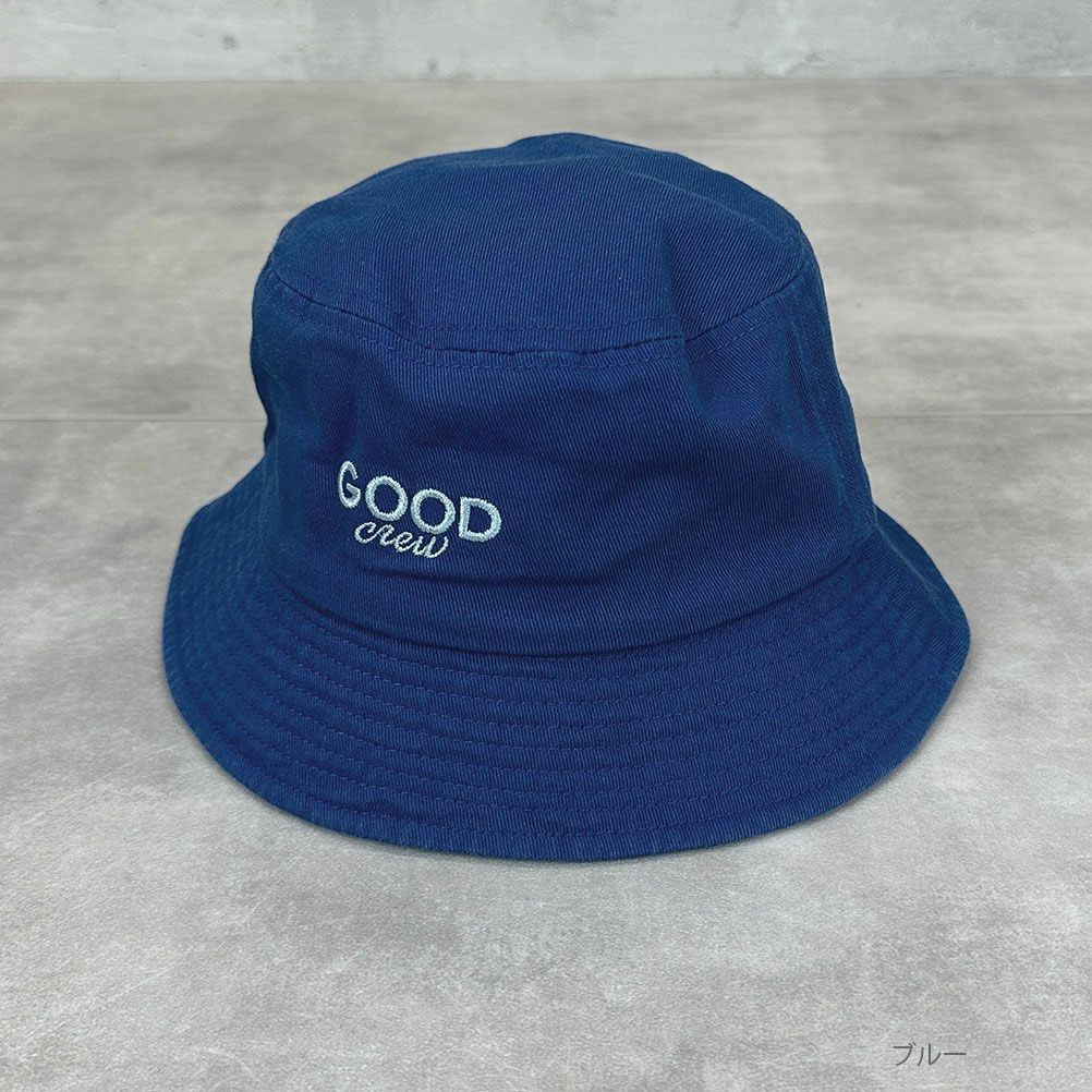 GOOD CREW ロゴ刺繍ツイルバケットハット キッズ