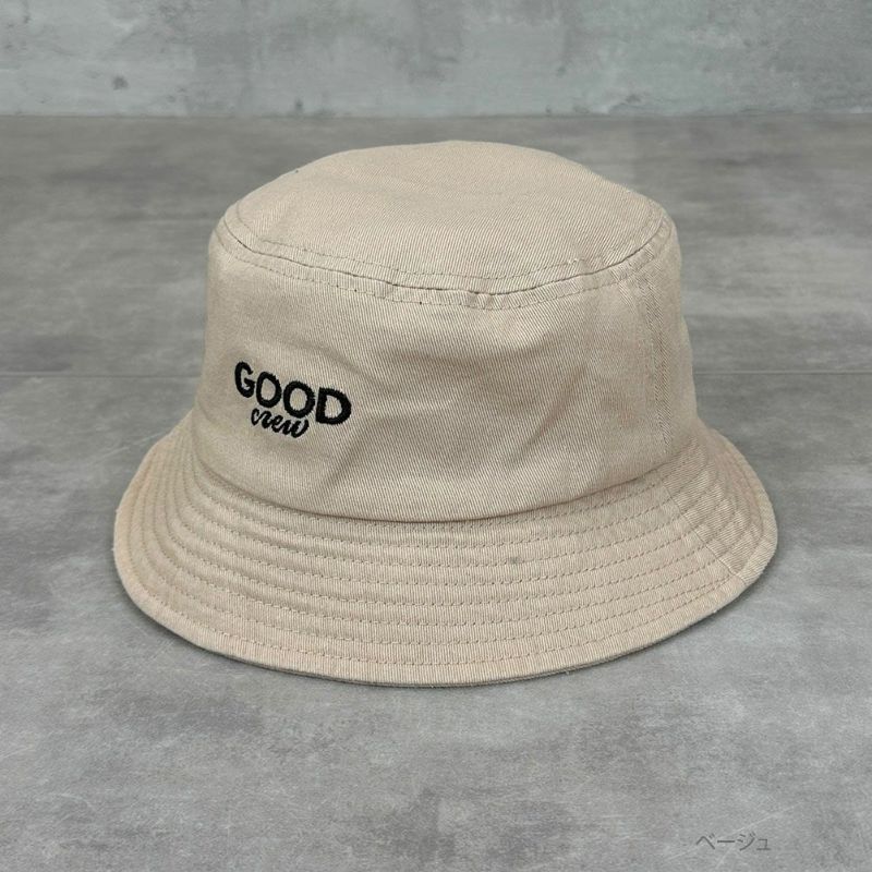 [期間限定価格]GOOD CREW  ロゴ刺繍ツイルバケットハット キッズ商品画像-5