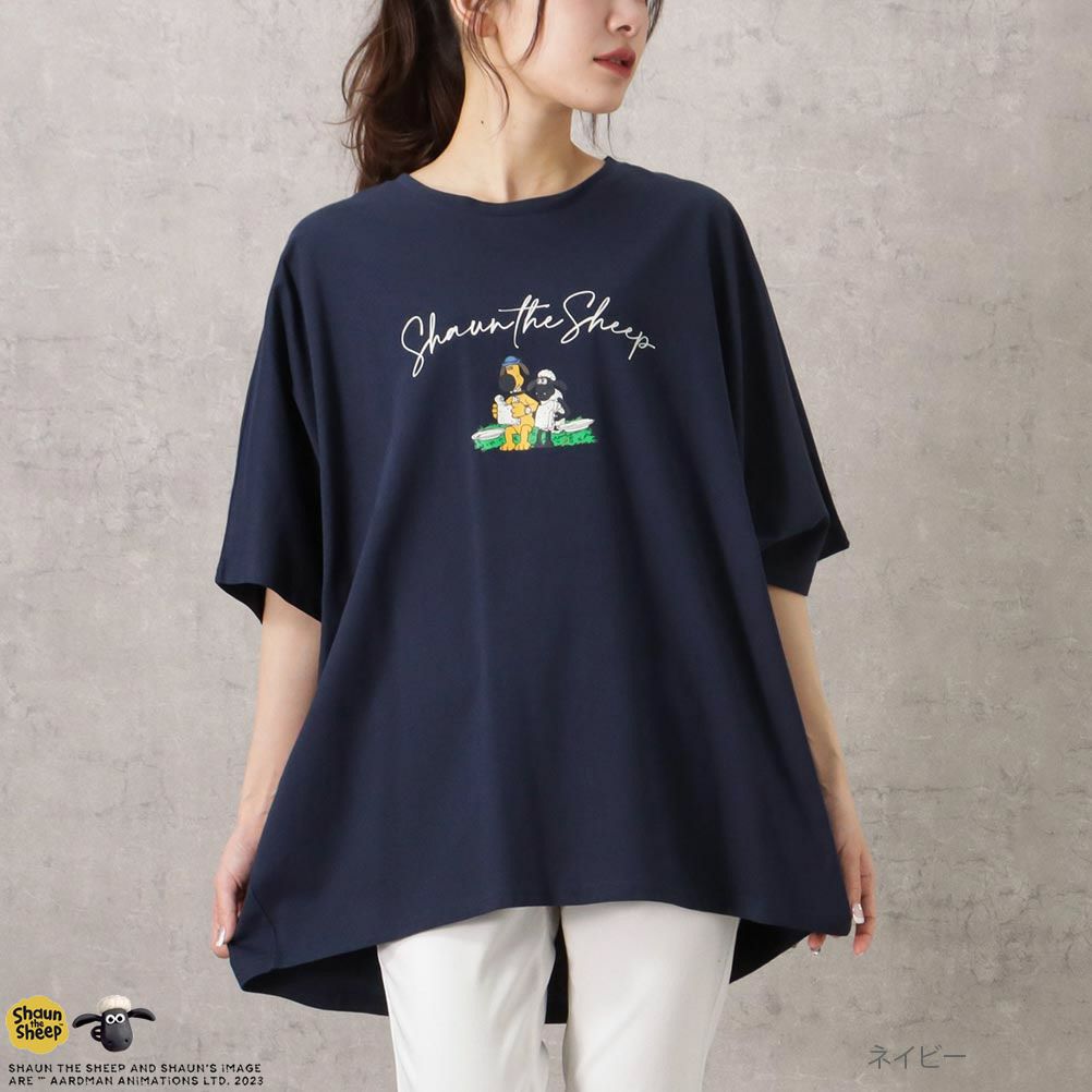 ひつじのショーン ドルマンTシャツ レディース