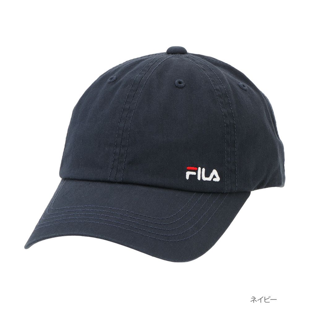 FILA オーガニックコットン ツイルキャップ メンズ