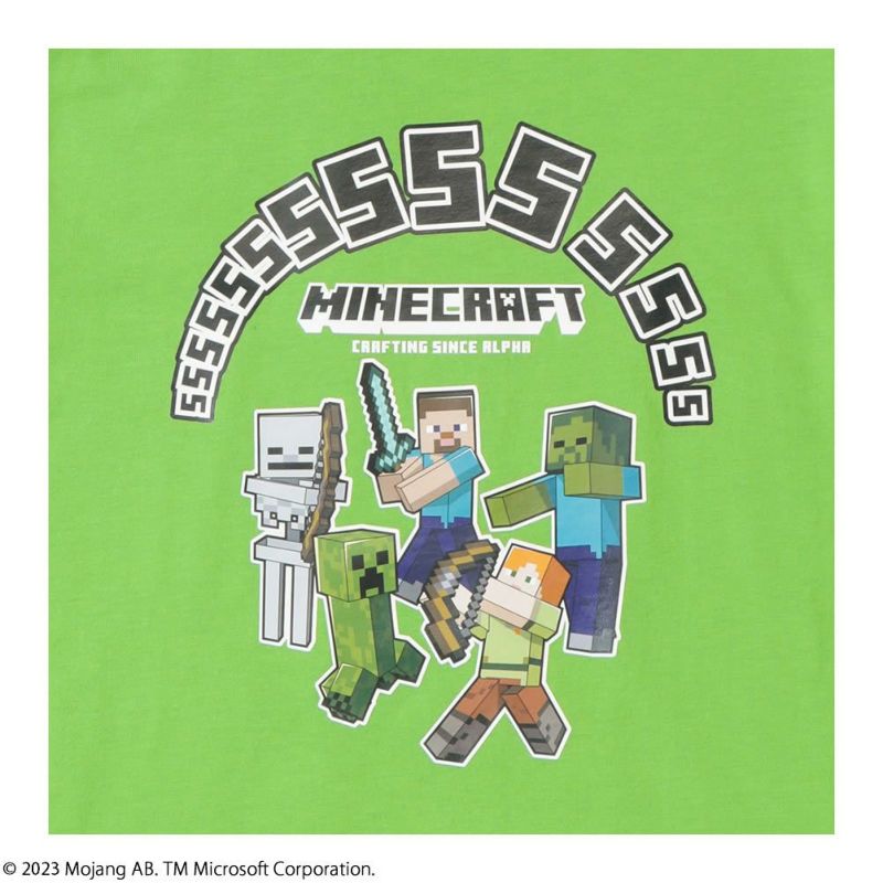 Minecraft マインクラフト 半袖Tシャツ キッズ