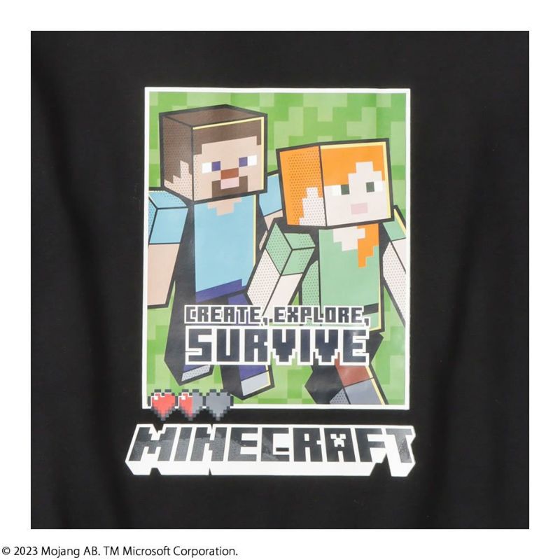 Minecraft マインクラフト 半袖Tシャツ キッズ ネコポス 対応商品