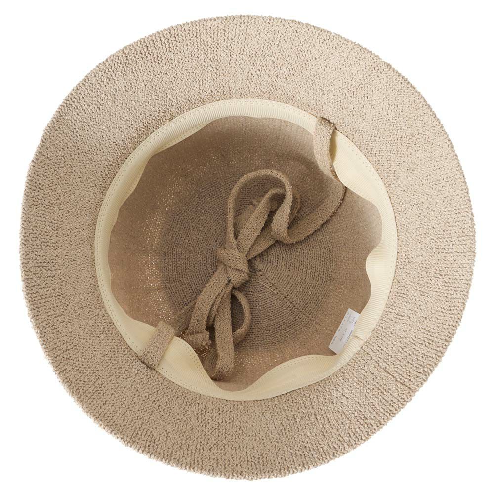 NAVY 紐付きブークレーサーモバケットハット レディース