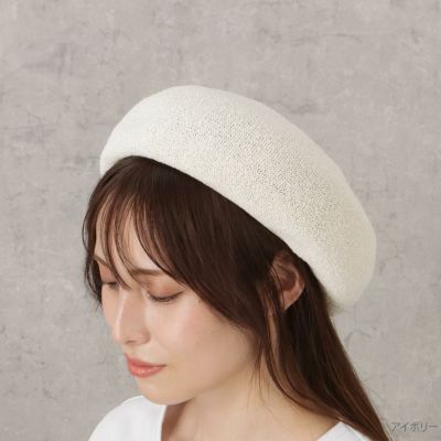 NAVY  ブークレーサーモベレー帽 レディース