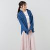 NAVY  リヨセルデニムセミワイドシャツ レディース商品サムネイル-6