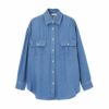 NAVY  リヨセルデニムセミワイドシャツ レディース商品サムネイル-10