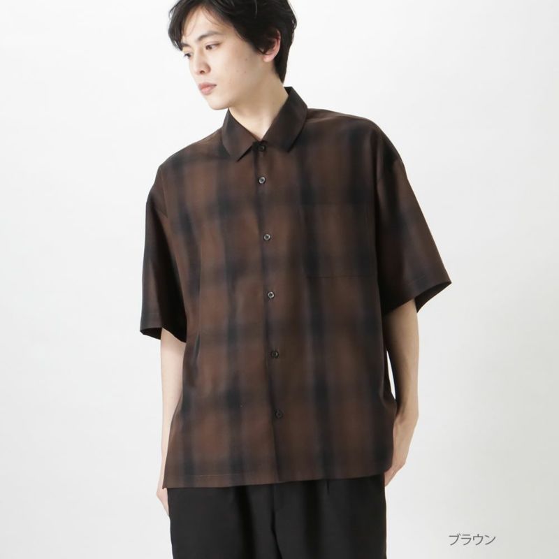 MOSSIMO オンブレチェック半袖シャツ メンズ商品画像-2