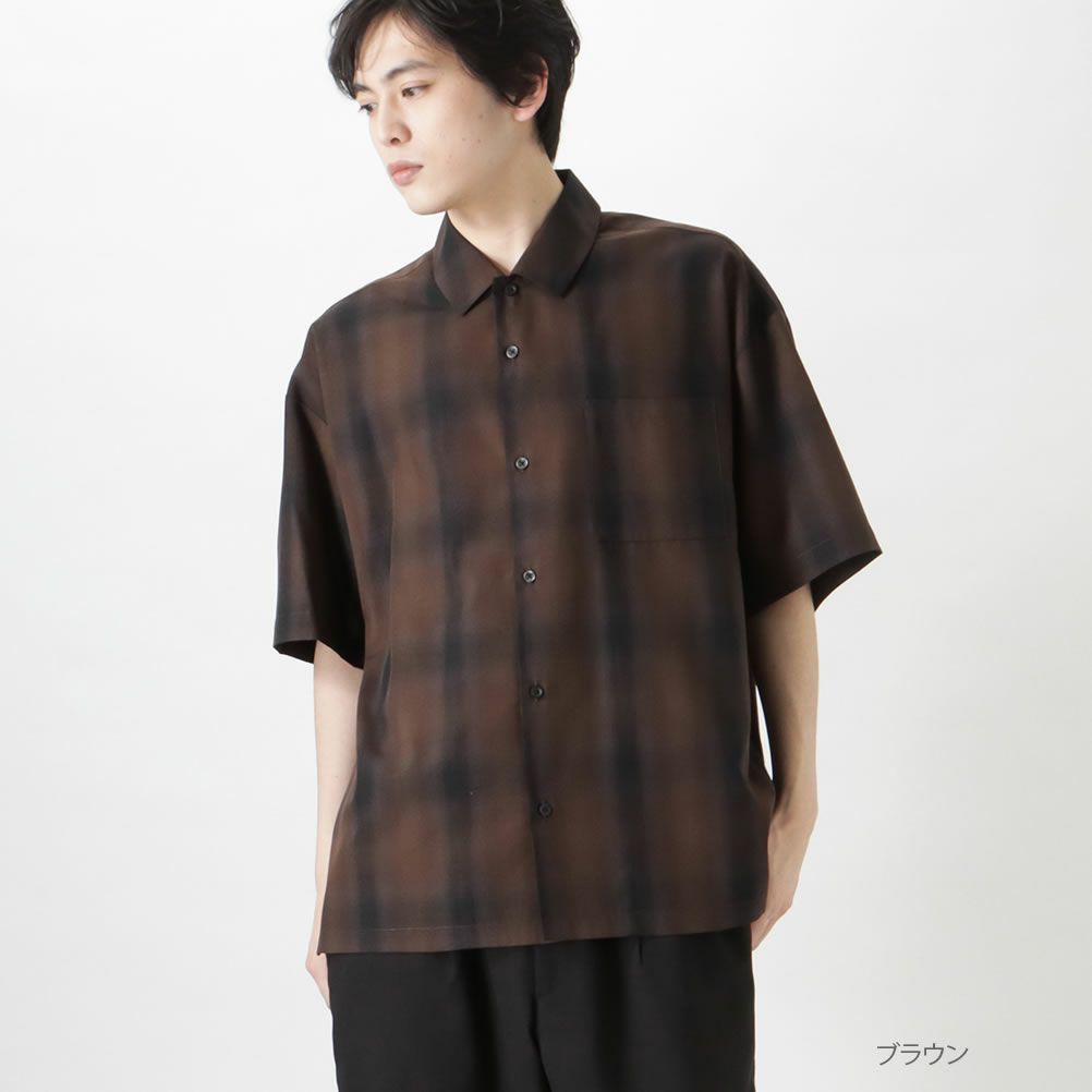 MOSSIMO オンブレチェック半袖シャツ メンズ商品サムネイル-2